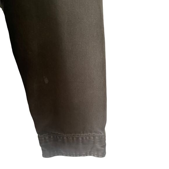 Carhartt Men 2XL‎ Grey Stone Canvas Heavy Workwear Long Sleeve Button Up - Picture 8 of 12